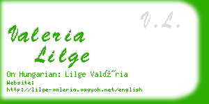 valeria lilge business card